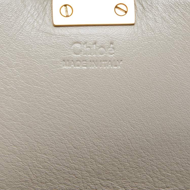 Pre Owned Chloe Multicolor Leather and Suede Medium Drew Shoulder Bag