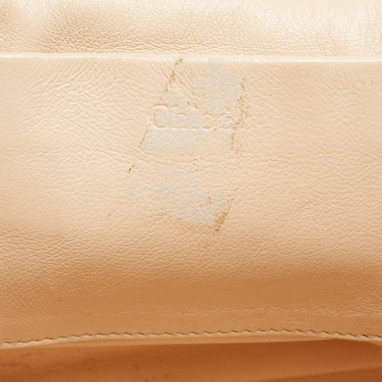Pre Owned Chloe Old Rose Leather Large Elsie Shoulder Bag