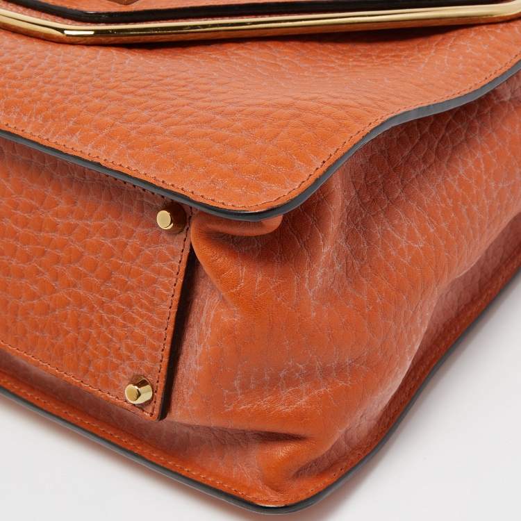 Pre Owned Chloe Brown Leather Medium Sally Shoulder Bag
