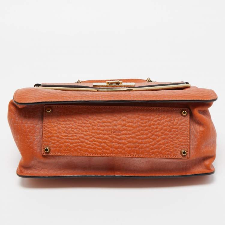 Pre Owned Chloe Brown Leather Medium Sally Shoulder Bag