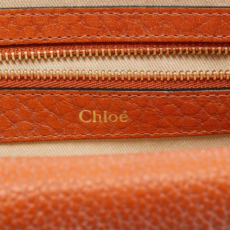 Pre Owned Chloe Brown Leather Medium Sally Shoulder Bag