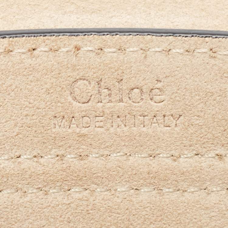 Pre Owned Chloe Brown Leather Mini Hudson Shoulder Bag