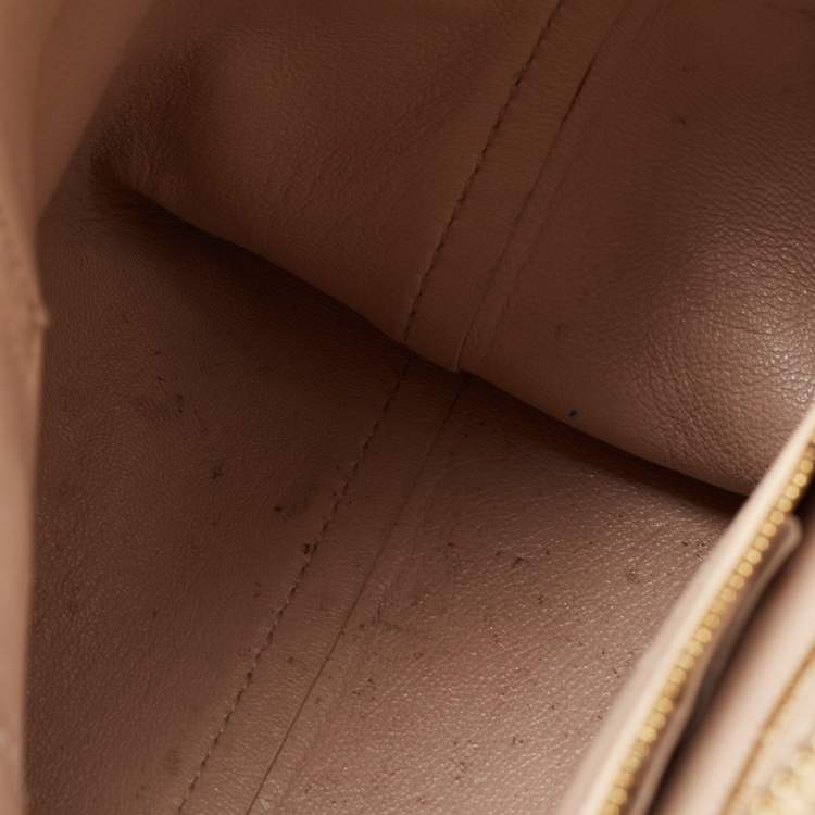 Pre Owned Chloe Tri Color Leather Medium Clare Shoulder Bag