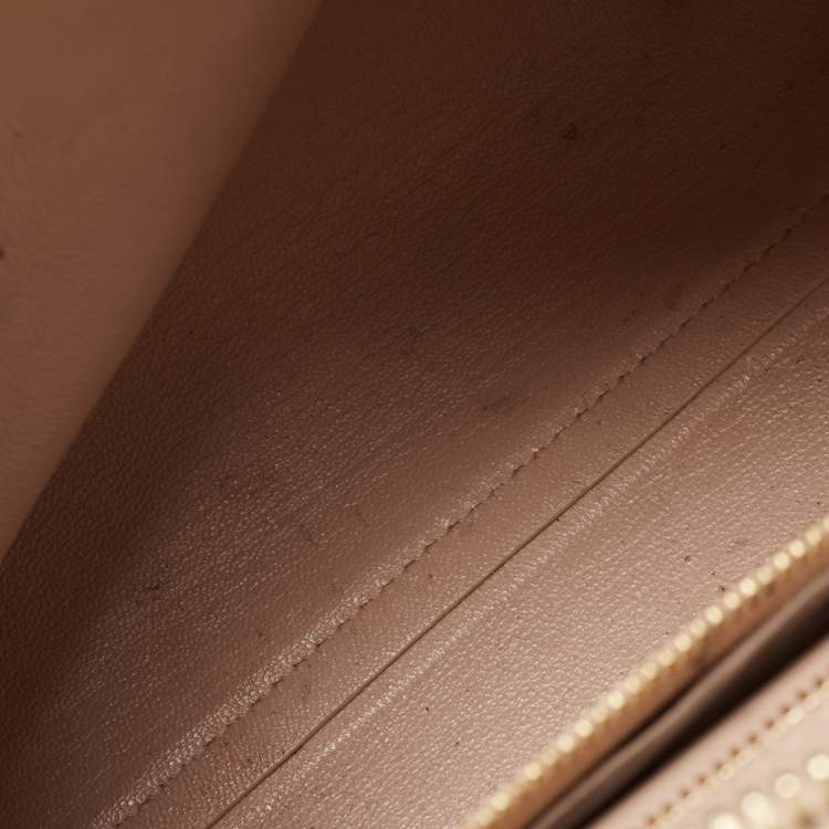 Pre Owned Chloe Tri Color Leather Medium Clare Shoulder Bag