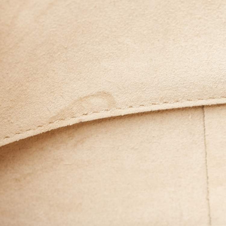Pre Owned Chloe Brown Leather and Suede Medium Faye Shoulder Bag