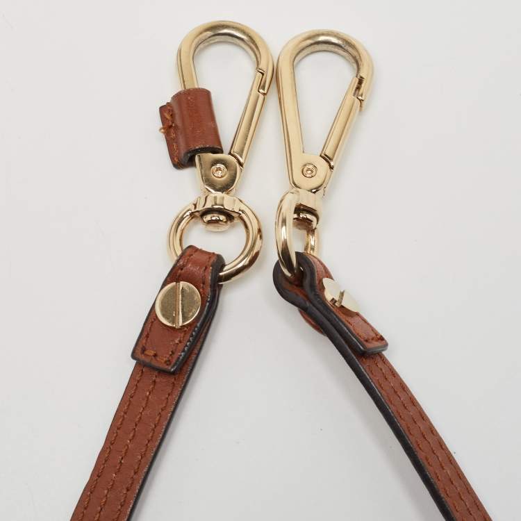 Pre Owned Chloe Brown Leather and Suede Medium Faye Shoulder Bag