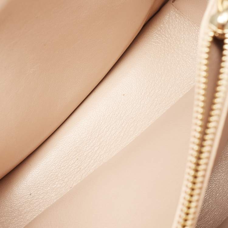 Pre Owned Chloe Grey Leather Mily Shoulder Bag