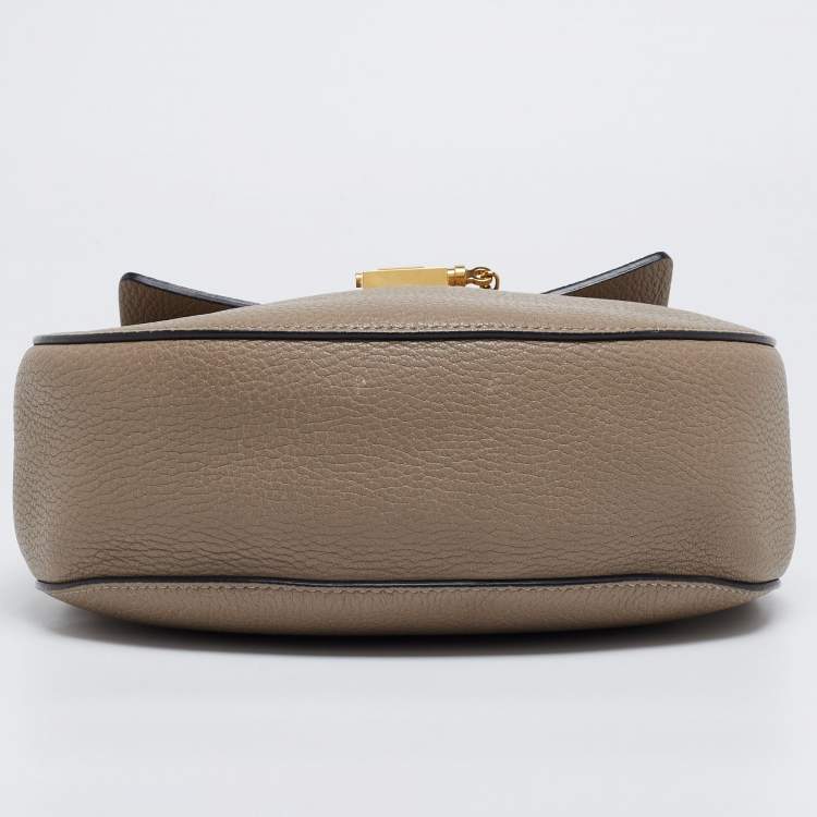 Pre Owned Chloe Grey Leather Medium Drew Shoulder Bag