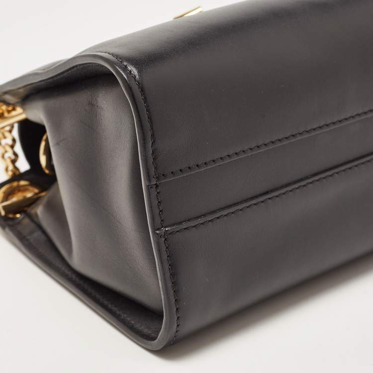 Pre Owned Chloé Black Leather Mini Annie Shoulder Bag