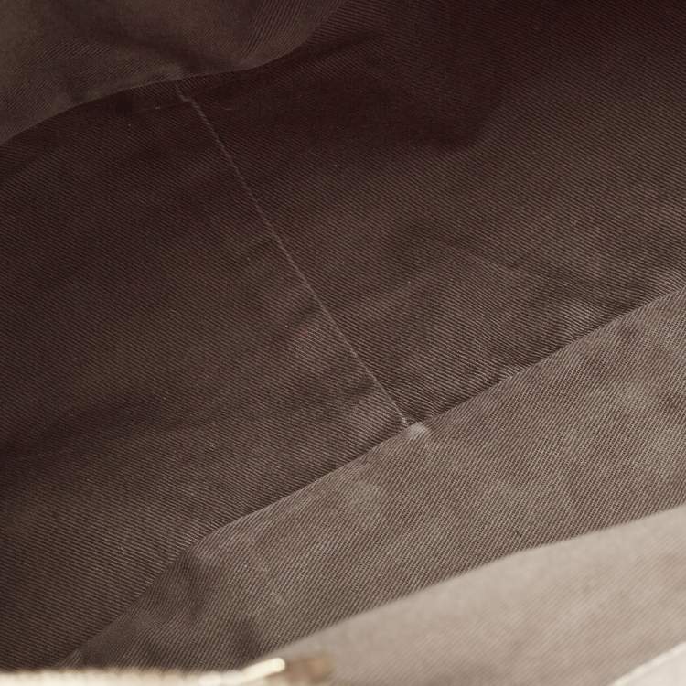 Pre Owned Chloe Grey Leather Large Marcie Shoulder Bag