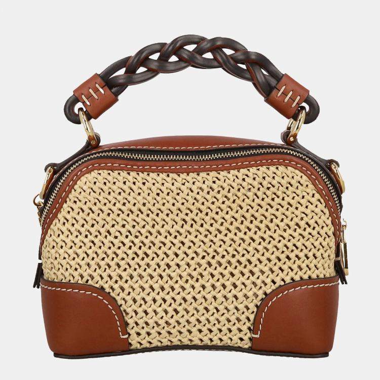 Pre Owned Chloé  Women's Eco-Friendly Fabric Cross Body Bag - Beige - One Size
