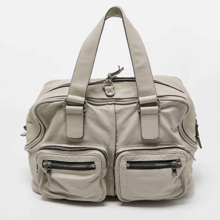 Pre Owned Chloe Grey Leather Large Betty Satchel