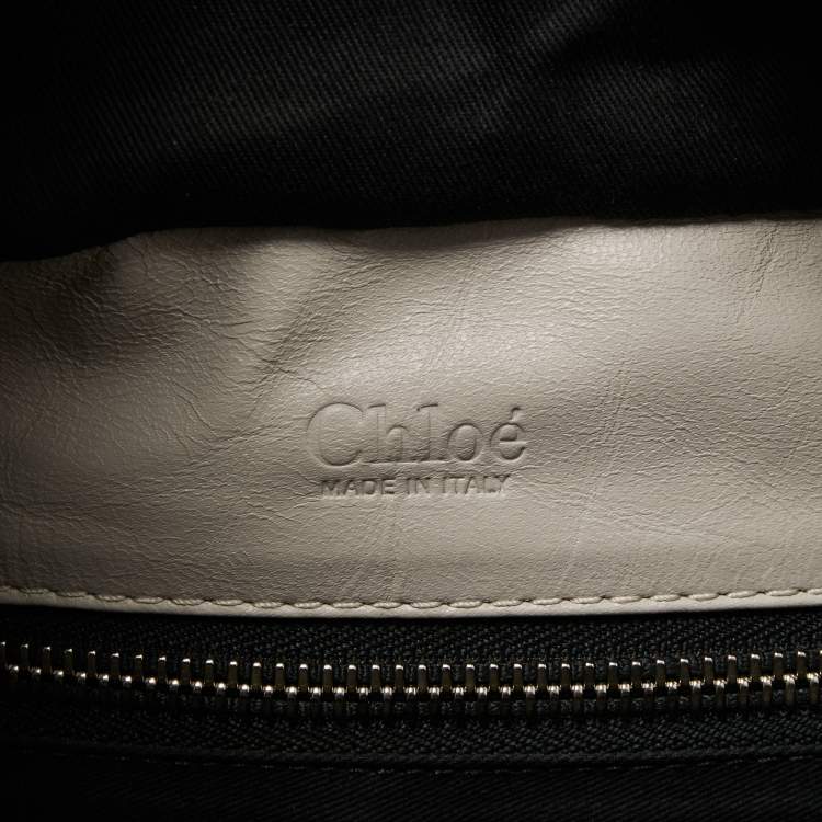 Pre Owned Chloe Grey Leather Large Betty Satchel