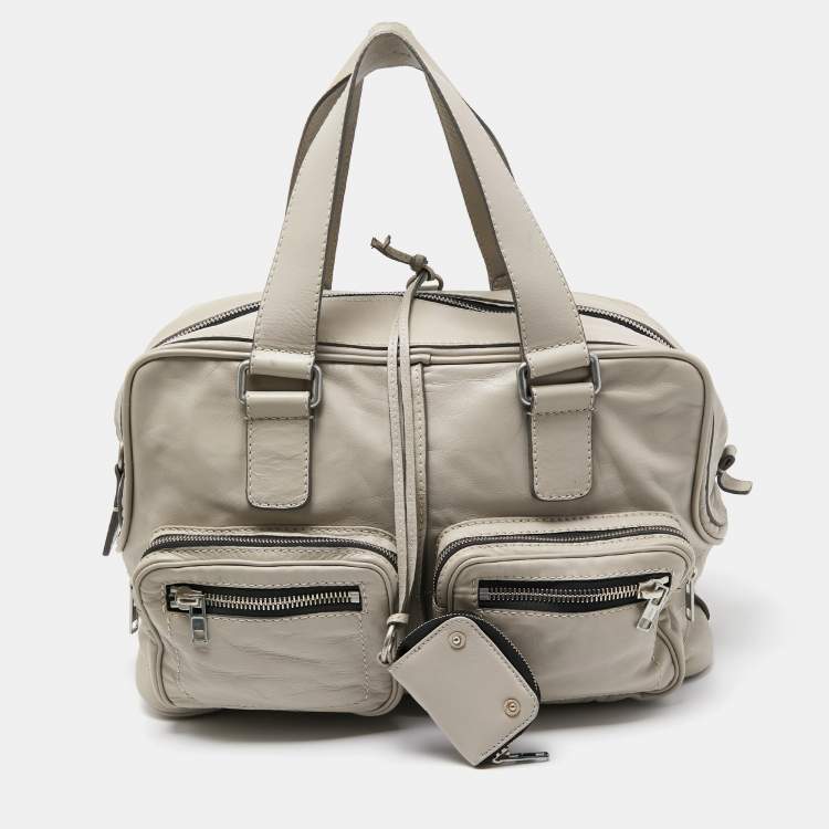 Pre Owned Chloe Grey Leather Large Betty Satchel