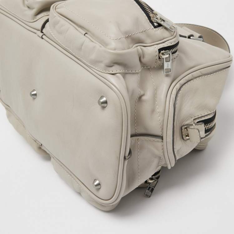 Pre Owned Chloe Grey Leather Large Betty Satchel
