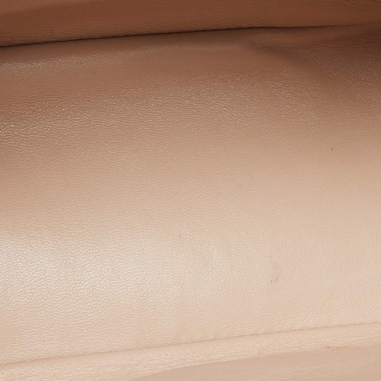 Pre Owned Chloe Light Pink Leather Medium Crystals Embellished Elsie Shoulder Bag