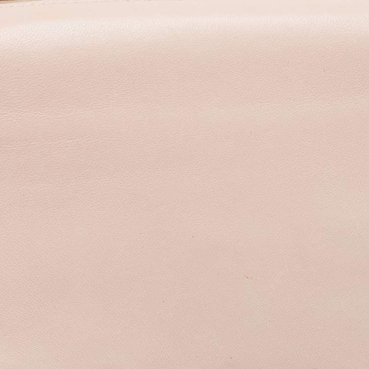 Pre Owned Chloe Light Pink Leather Medium Crystals Embellished Elsie Shoulder Bag