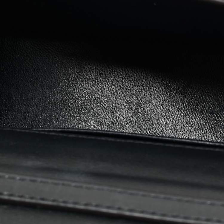 مملوكة مسبقًا Chloé Black Leather Nile Bracelet Minaudiere Crossbody Bag