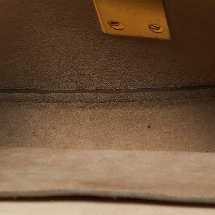 Pre Owned Chloé Red Leather Mini Drew Chian Shoulder Bag