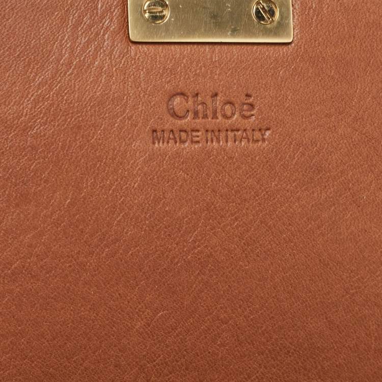 مملوكة مسبقًا Chloe Beige/Tan Raffia and Leather Medium Drew Shoulder Bag