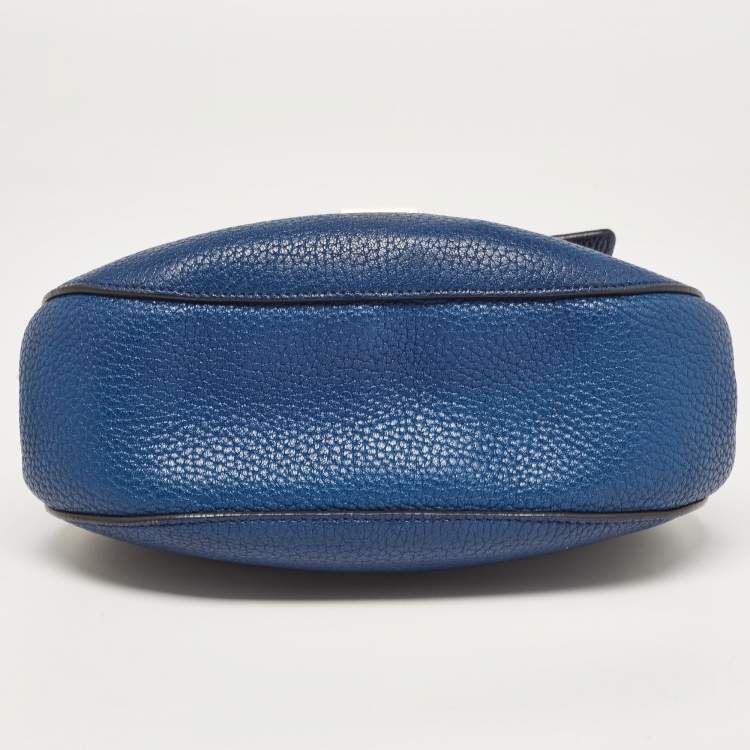 Pre Owned Chloe Blue Leather Medium Drew Shoulder Bag