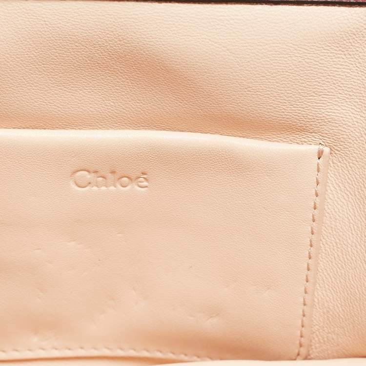 مملوكة مسب�قًا Chloe Red Leather Small Elsie Shoulder Bag