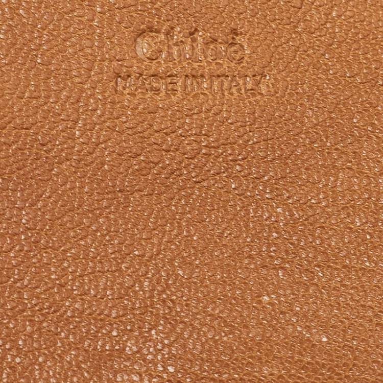 مملوكة مسبقًا Chloe Brown Leather Medium Drew Shoulder Bag