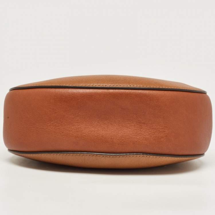 مملوكة مسبقًا Chloe Brown Leather Medium Drew Shoulder Bag