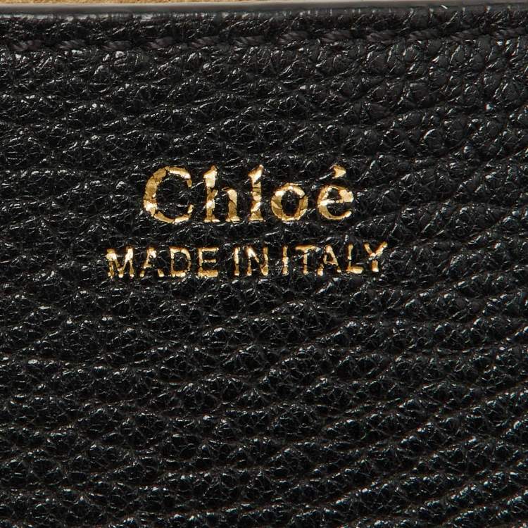 Pre Owned Chloe Black Leather Medium Drew Shoulder Bag