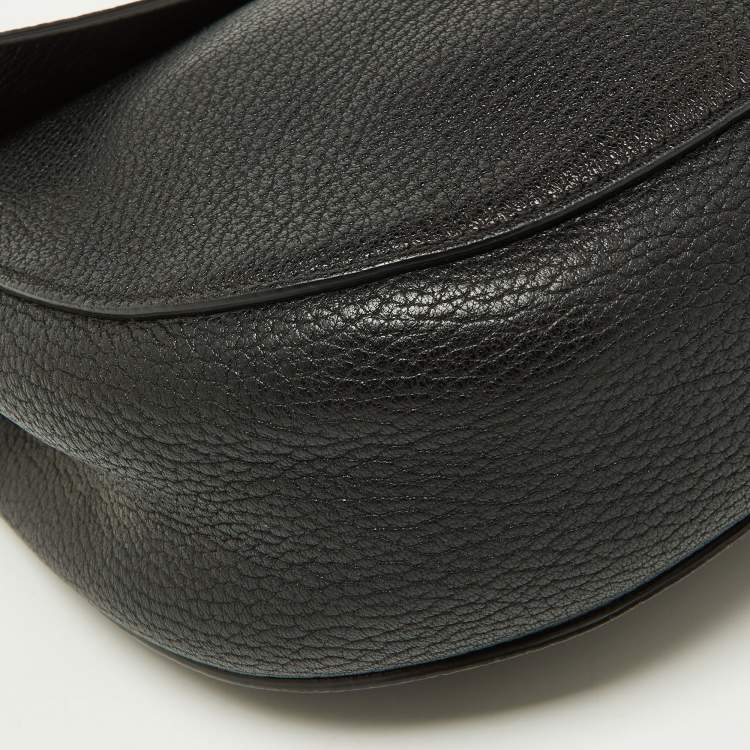 Pre Owned Chloe Black Leather Medium Drew Shoulder Bag