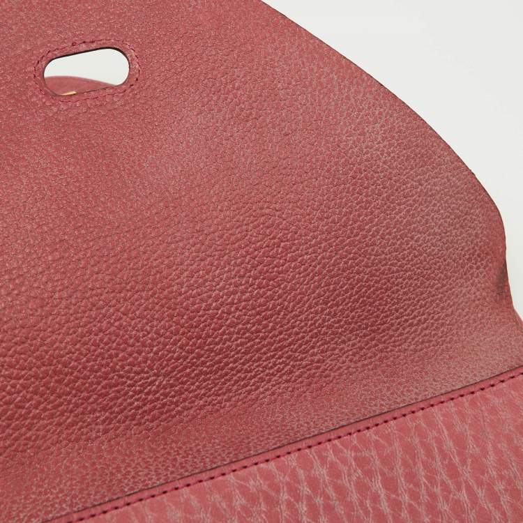 مملوكة مسبقًا Chloe Pink Leather Medium Sally Shoulder Bag