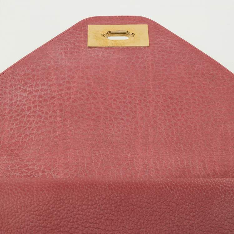 مملوكة مسبقًا Chloe Pink Leather Medium Sally Shoulder Bag