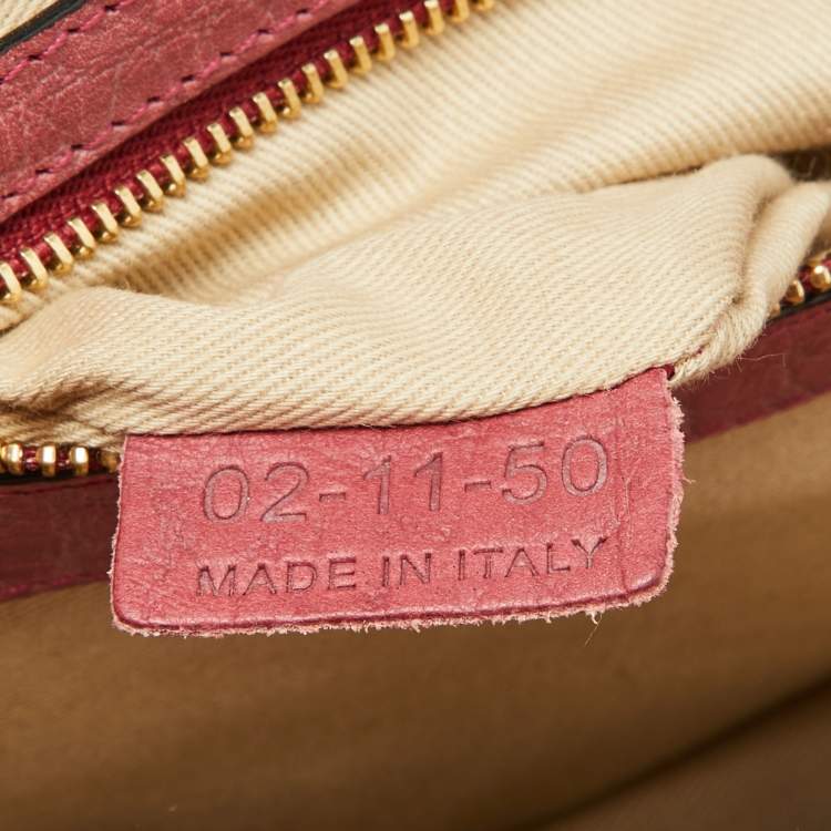 مملوكة مسبقًا Chloe Pink Leather Medium Sally Shoulder Bag