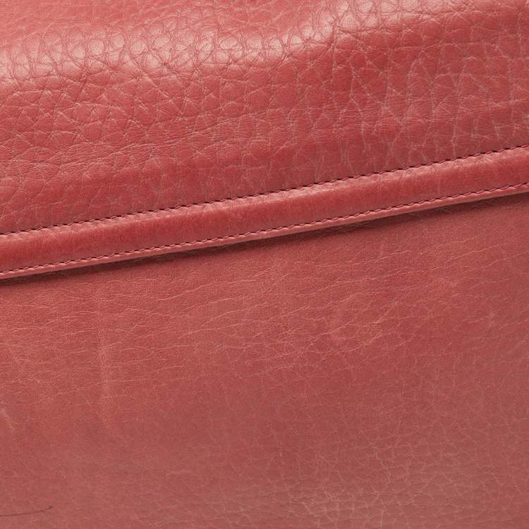 مملوكة مسبقًا Chloe Pink Leather Medium Sally Shoulder Bag