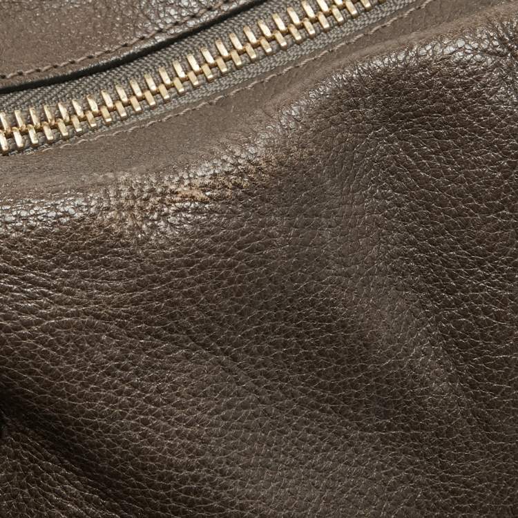 Pre Owned Chloe Brown Leather Medium Paraty Satchel
