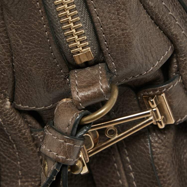 Pre Owned Chloe Brown Leather Medium Paraty Satchel