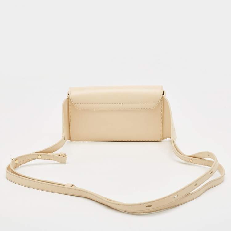 Pre Owned Chloe Cream Leather and Suede Chloe C Belt Bag