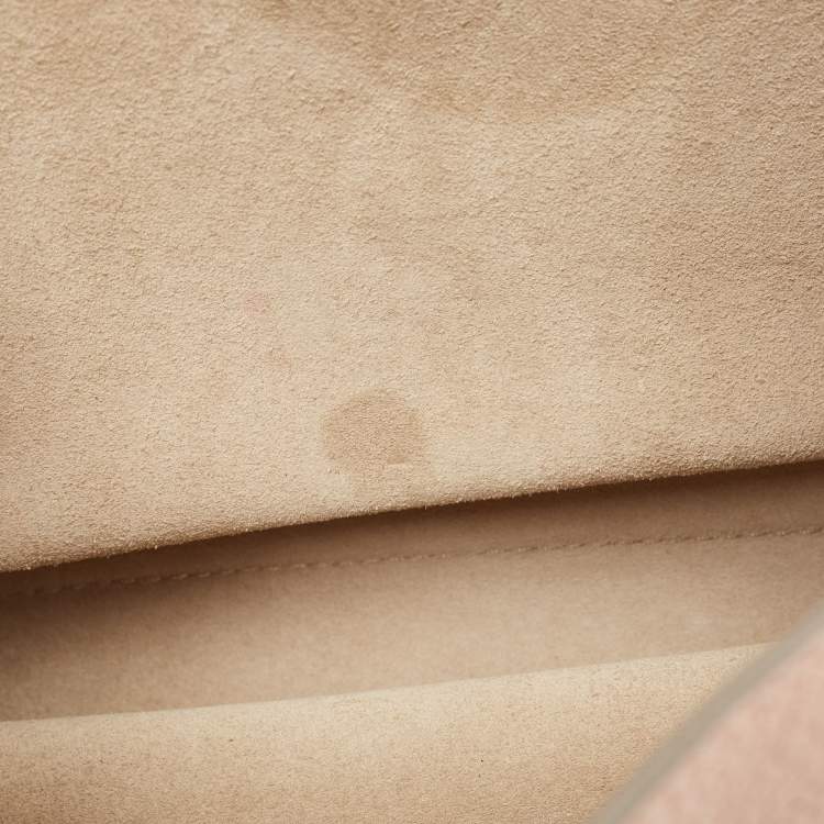 Pre Owned Chloe Rose Poudre Leather Large Drew Shoulder Bag