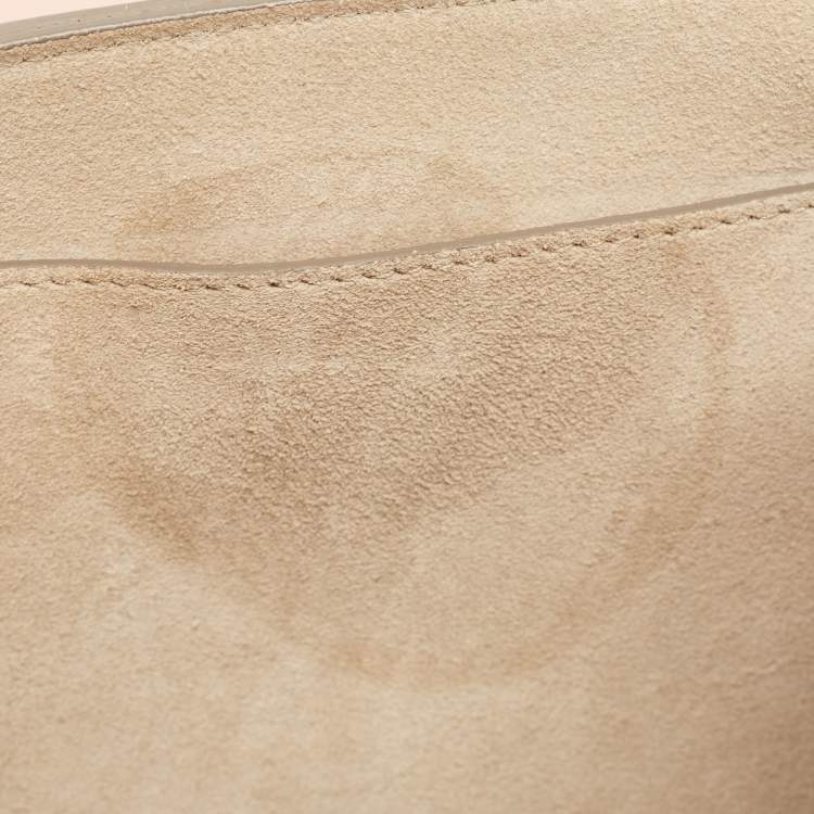 Pre Owned Chloe Rose Poudre Leather Large Drew Shoulder Bag