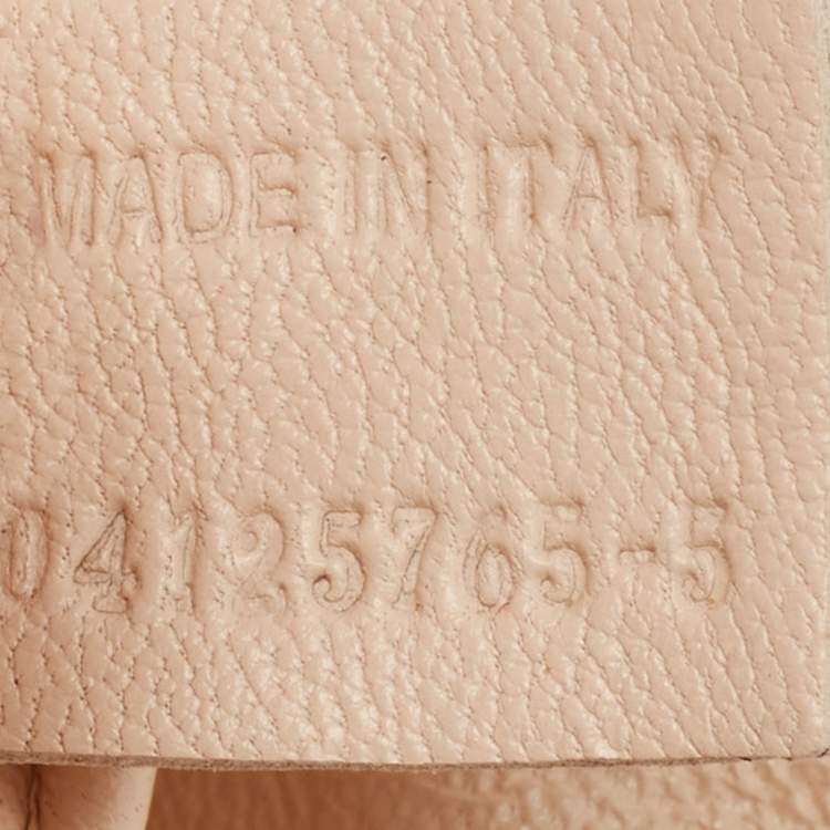 Pre Owned Chloé Mint Green Leather Small Elsie Shoulder Bag