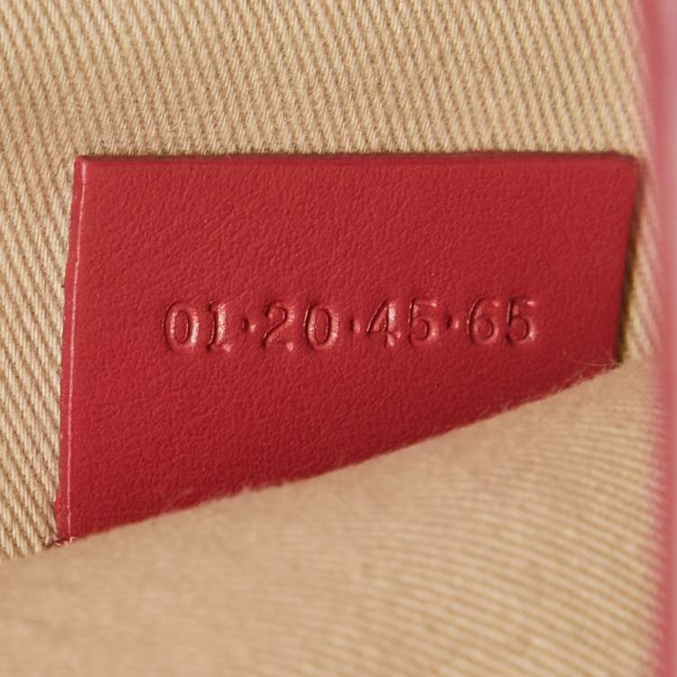 Pre Owned Chloe Pink Leather and Suede C Chain Clutch