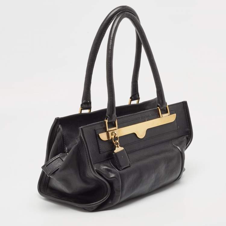 Pre Owned Chloe Black Leather Satchel