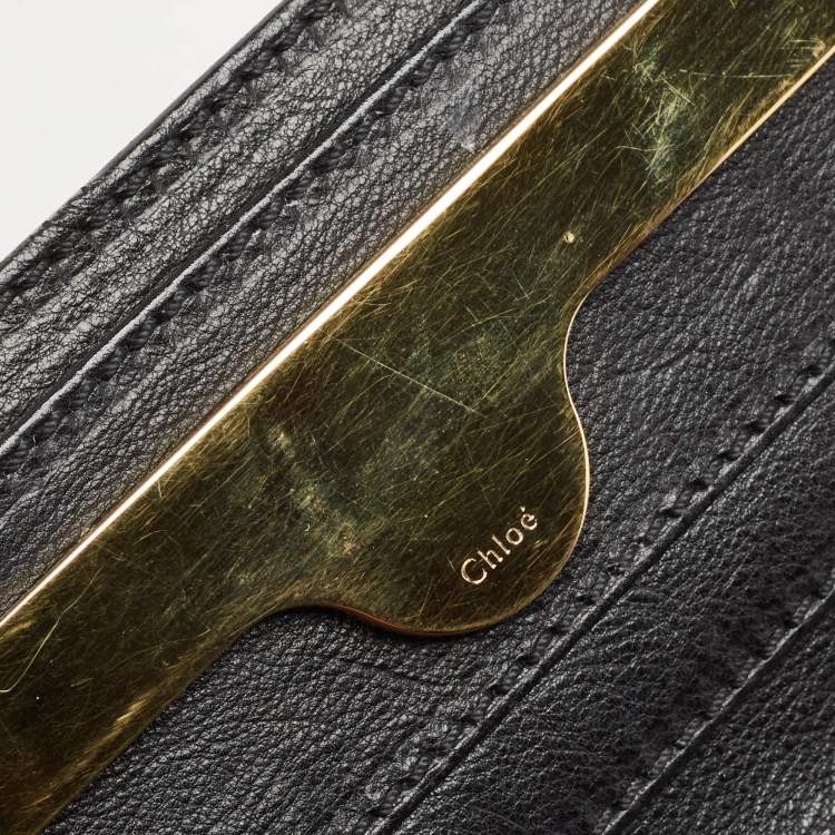 Pre Owned Chloe Black Leather Satchel