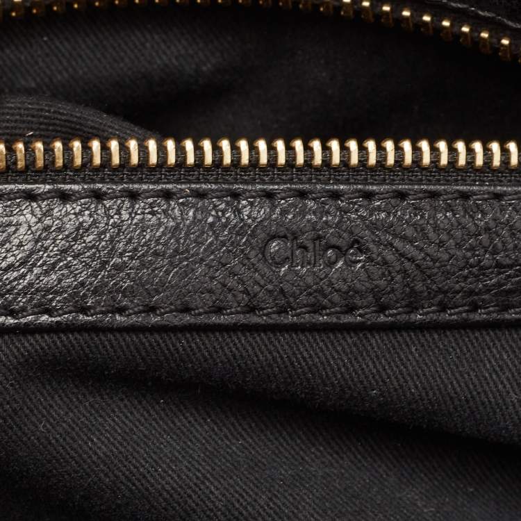 Pre Owned Chloe Black Leather Satchel
