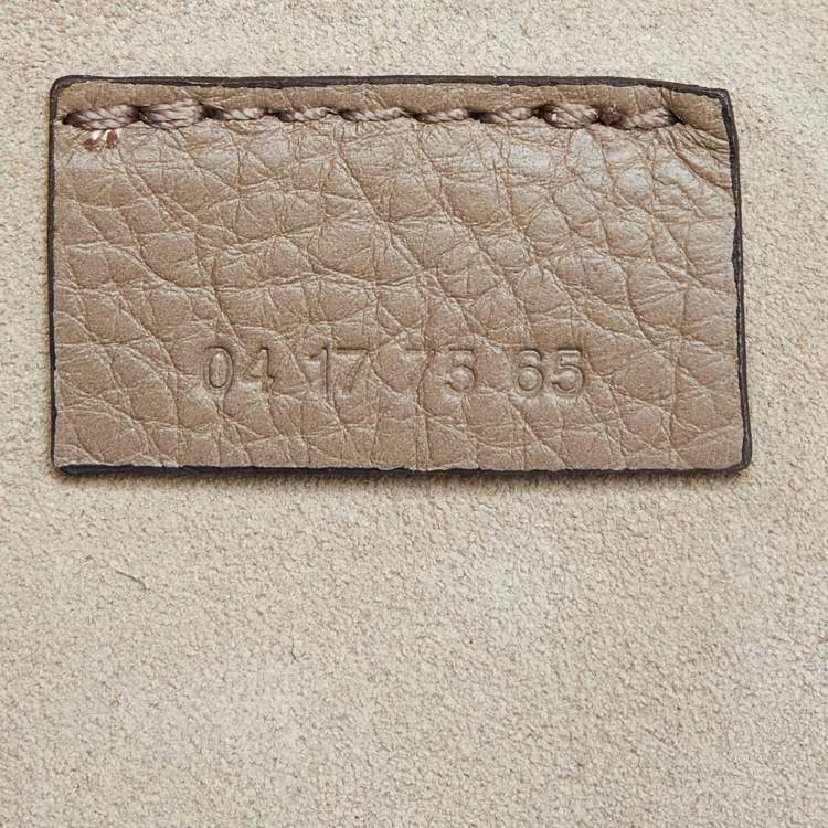 مملوكة مسبقًا Chloé Beige Leather and Suede Small Pixie Round Crossbody Bag