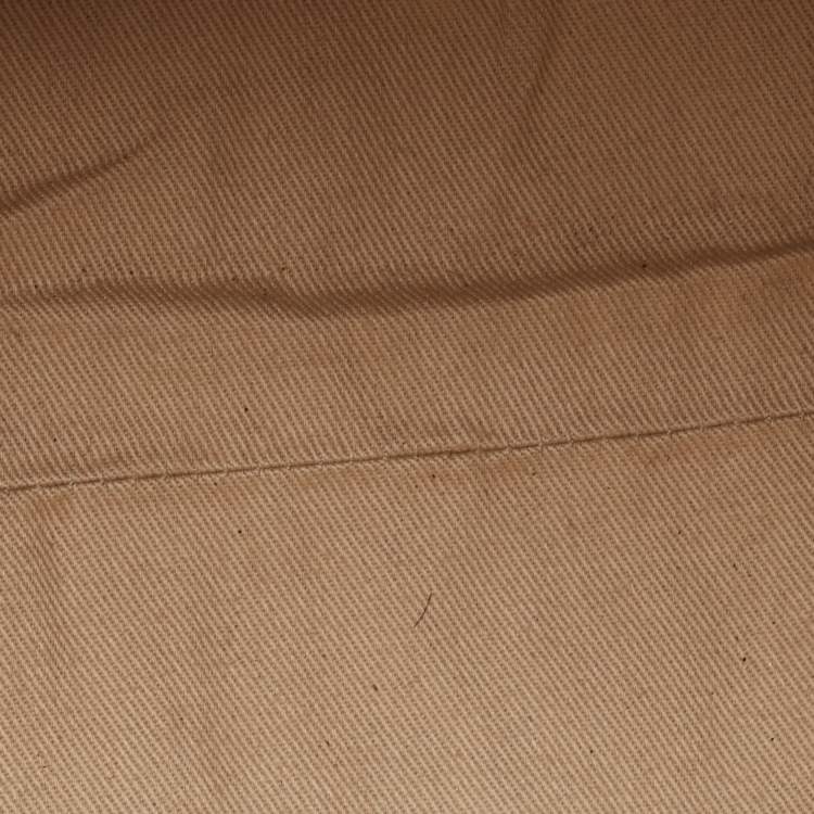 Pre Owned Chloe Red/Brown Leather Buckle Duffel Bag