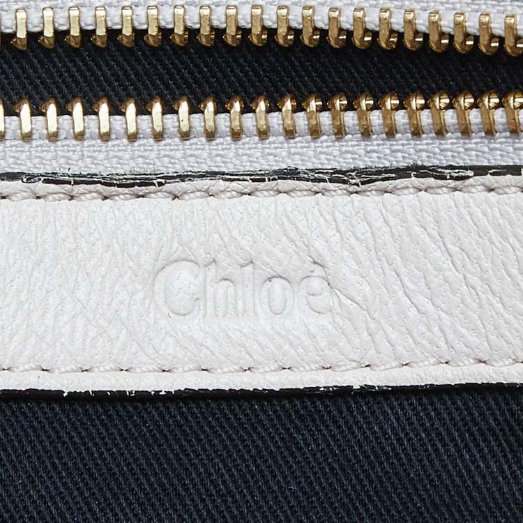 Pre Owned Chloe Beige/Brown Leather Ethel Satchel