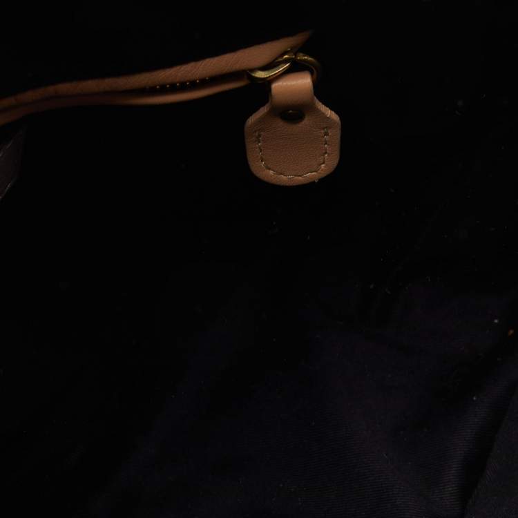 Pre Owned Chloe Beige Python and Leather Medium Paraty Satchel