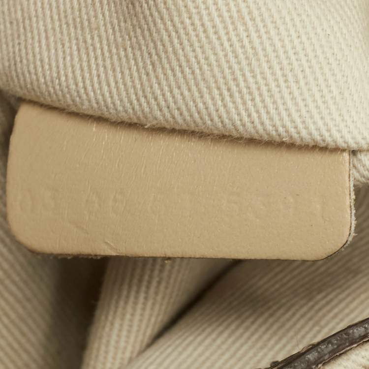 Pre Owned Chloe Metallic Leather Mini Paddington Satchel