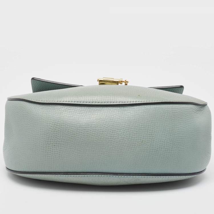 Pre Owned Chloe Two Tone Leather Large Drew Shoulder Bag